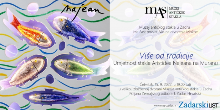 „Više od tradicije – umjetnost stakla Aristidea Najeana na Muranu" I Otvorenje izložbe