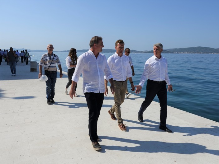 Obilazak radova na Rivi