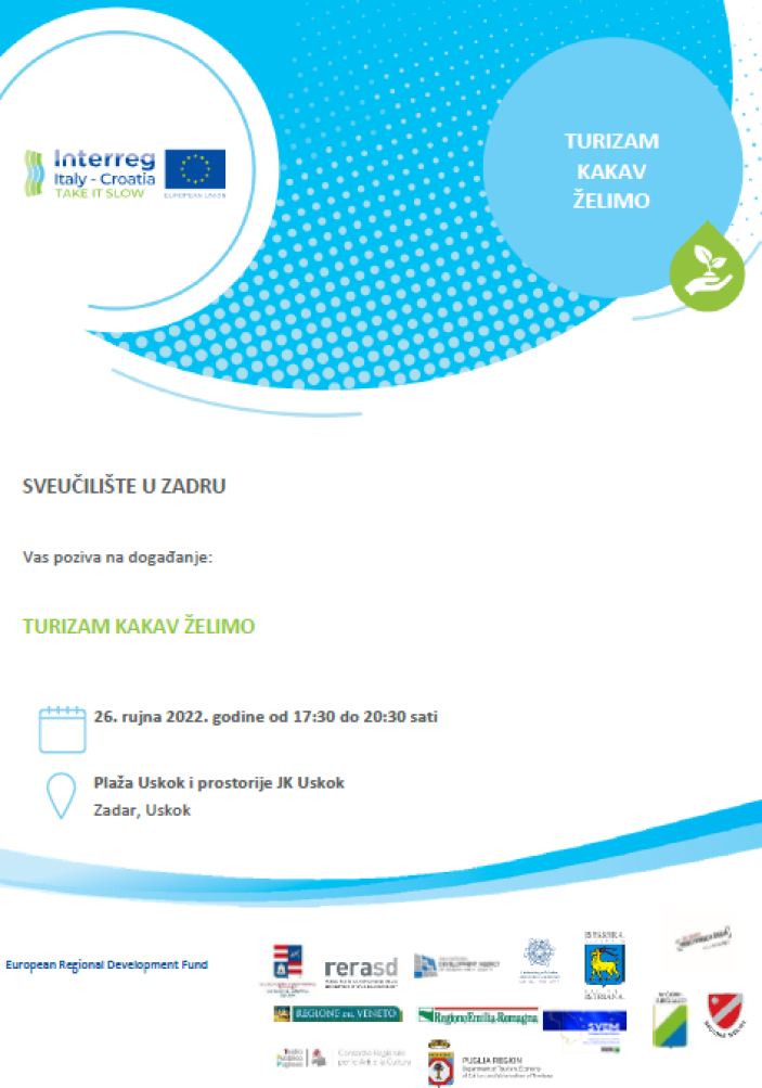 „Turizam kakav želimo“ I UNIZD