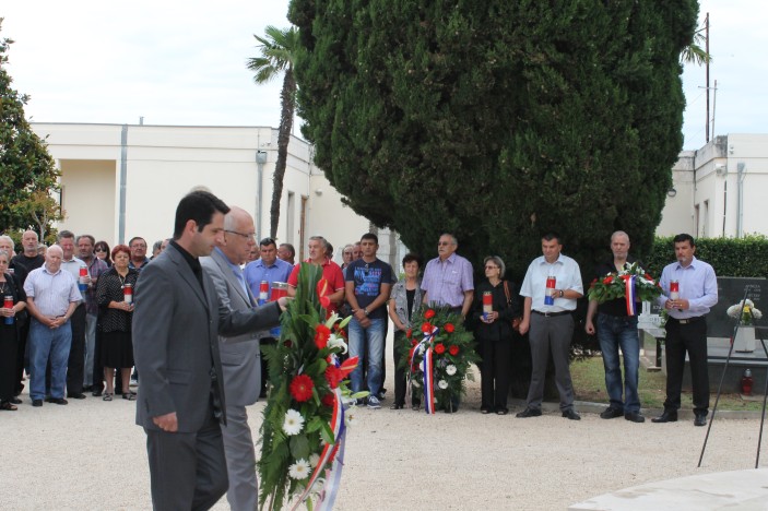 Polaganje vijenaca povodom 22. obljetnice utemeljenja 112. brigade