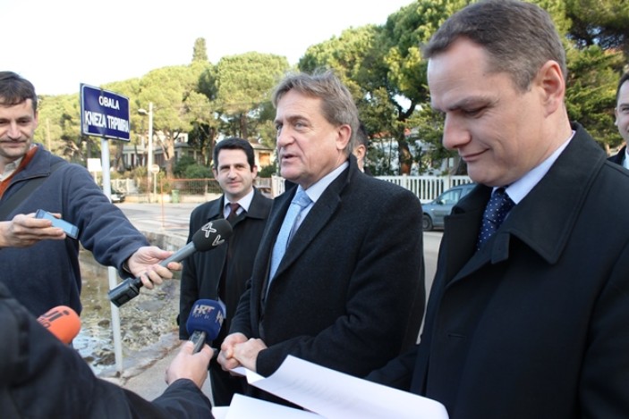 Gradonačelnik obišao gradilište CP Maestral