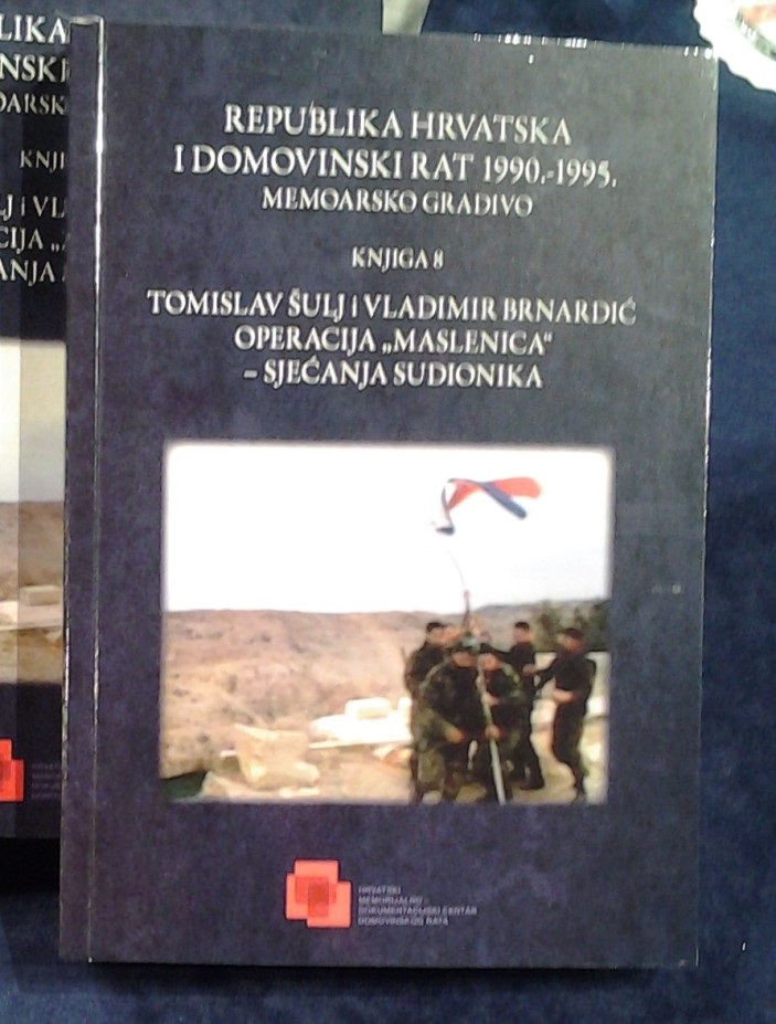 Predstavljena knjiga Operacija Maslenica-sjećanje sudionika