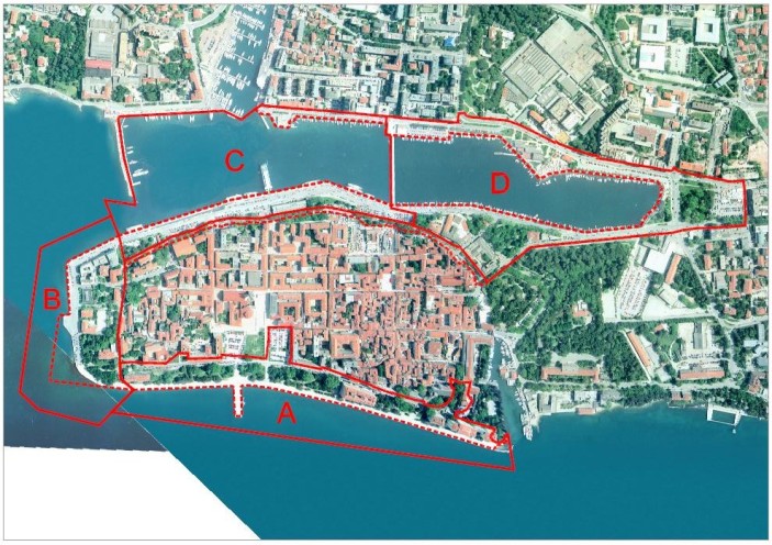 Pripreme za uređenje Obale Petra Krešimira IV i uvale Jazine