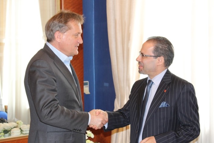 Veleposlanik Albanije, nj. e. Ilir Melo u nastupnom posjetu Gradu Zadru