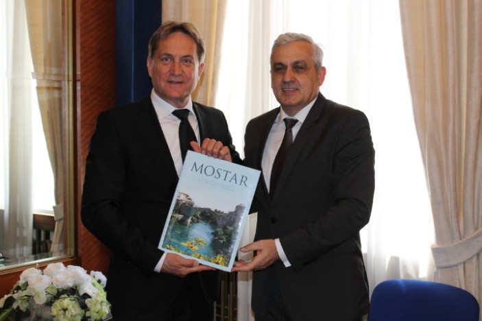 Gradonačelnik Božidar Kalmeta primio gradonačelnika Mostara i načelnika općine Neum