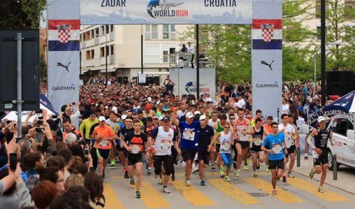7000 trkača na Wings for life - World run - Zadar 2016.