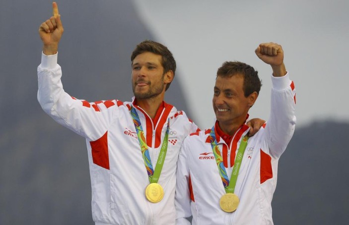 Veliki doček olimpijskih pobjednika Šime Fantele i Igora Marenića