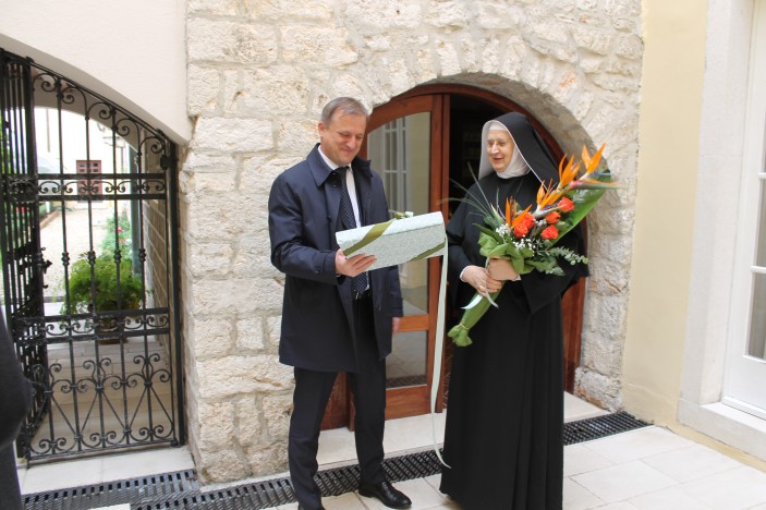 Tadicionalan susret benediktiniki i gradonačelnika Grada Zadra