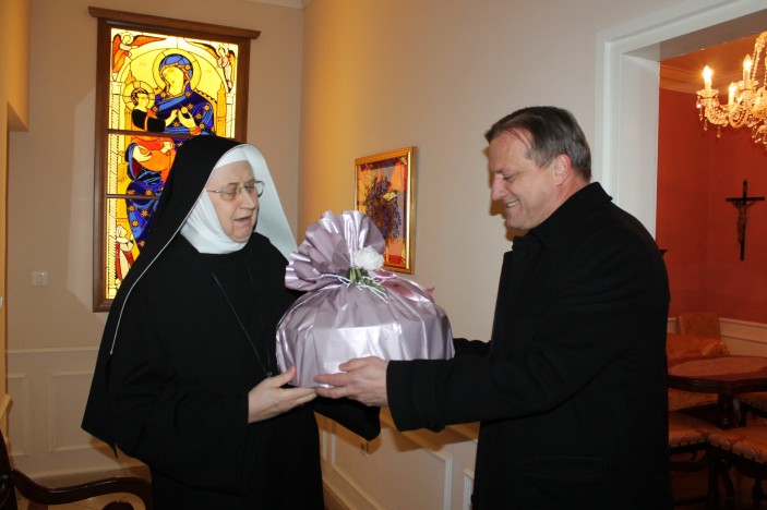 Posjet benediktinkama u povodu blagdana Sv. Stošije