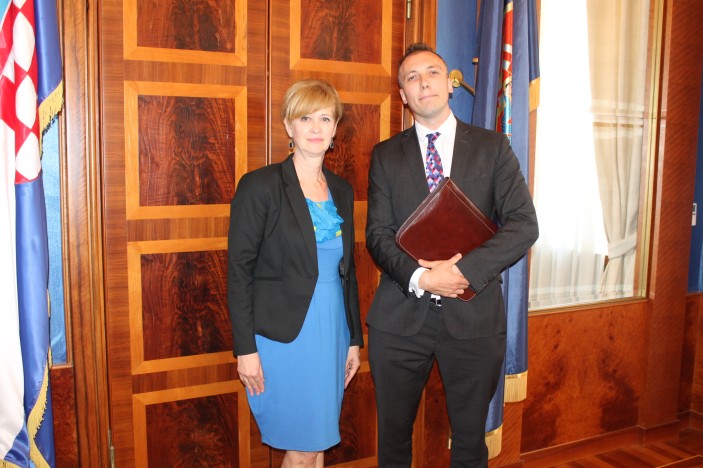 Prijem za zamjenika veleposlanika UK Velike Britanije i Sjeverne Irske, gosp. Petera Thomasa Clementsa