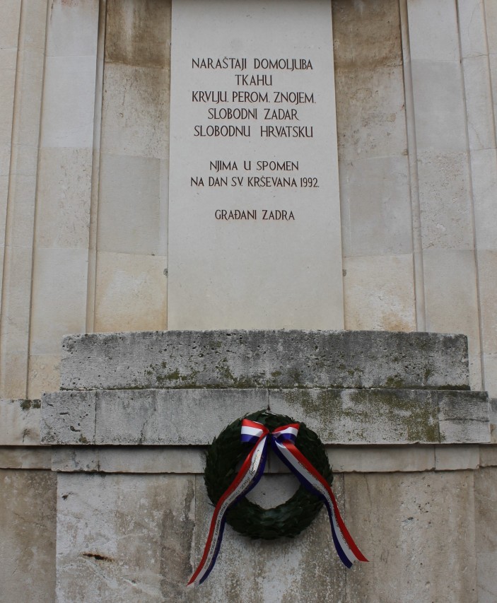 Grad Zadar obilježio Spomendan pripojenja Zadra matici Hrvatskoj