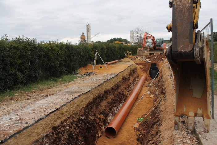 Obilazak gradilišta sustava odvodnje