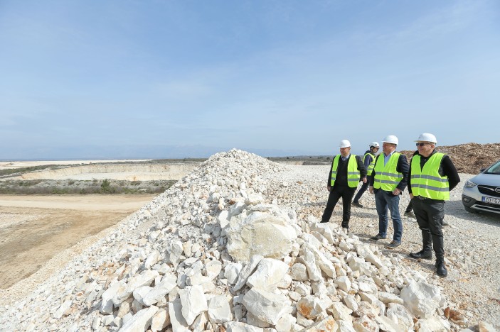 Dukić i Longin u obilasku gradilišta CGO-a Biljane Donje: Dovršetak u drugoj polovici 2022. godine