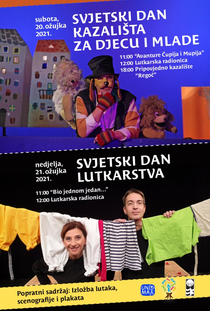 Obilježavanje Svjetskog dana kazališta za djecu i mlade i Svjetskog dana lutkarstva
