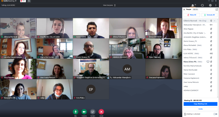 3. virtualni sastanak partnera na projektu SUSTOURISMO