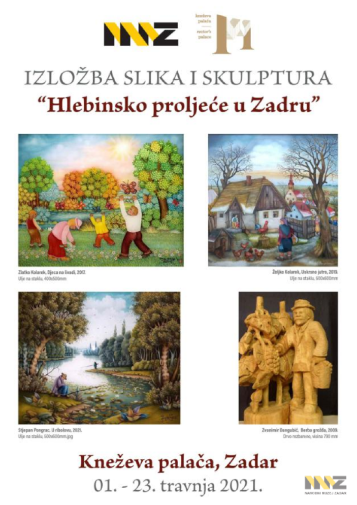 Izložba „Hlebinsko proljeće u Zadru“