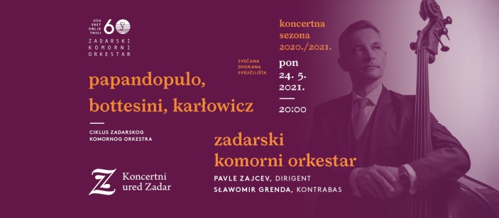 Koncert poljskog virtuoza na kontrabasu uz Zadarski komorni orkestar