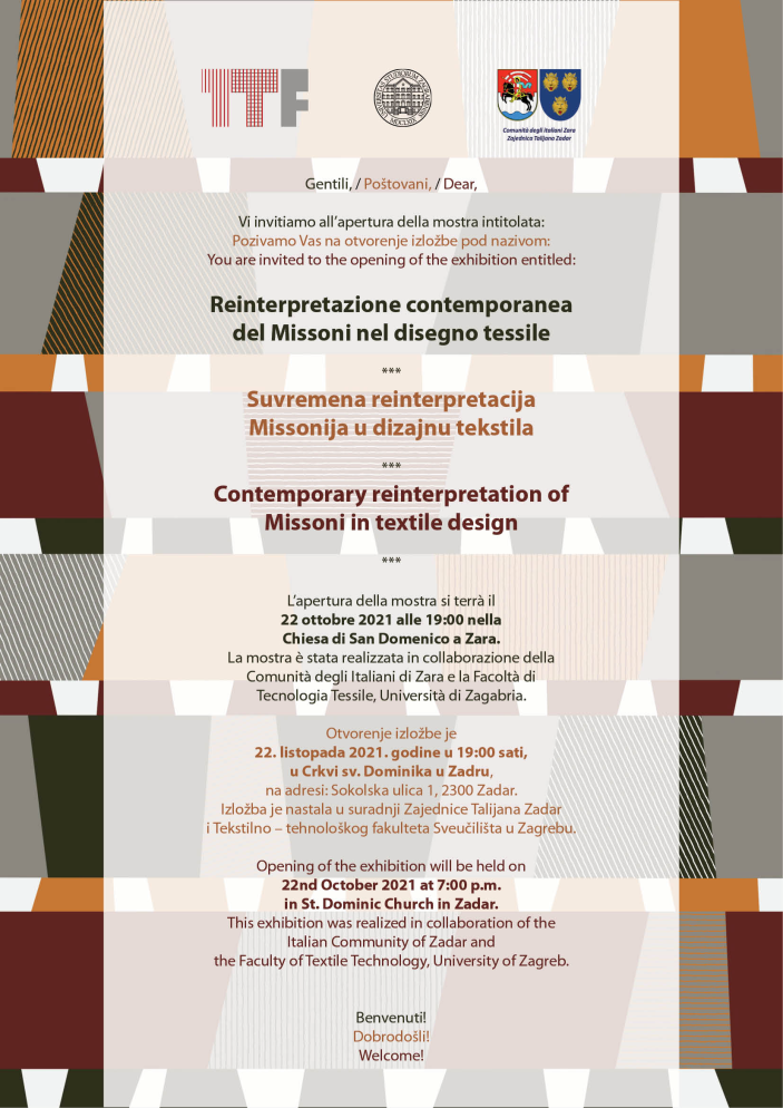 Otvorenje izložbe "Suvremena reinterpretacija Missonija u dizajnu tekstila"