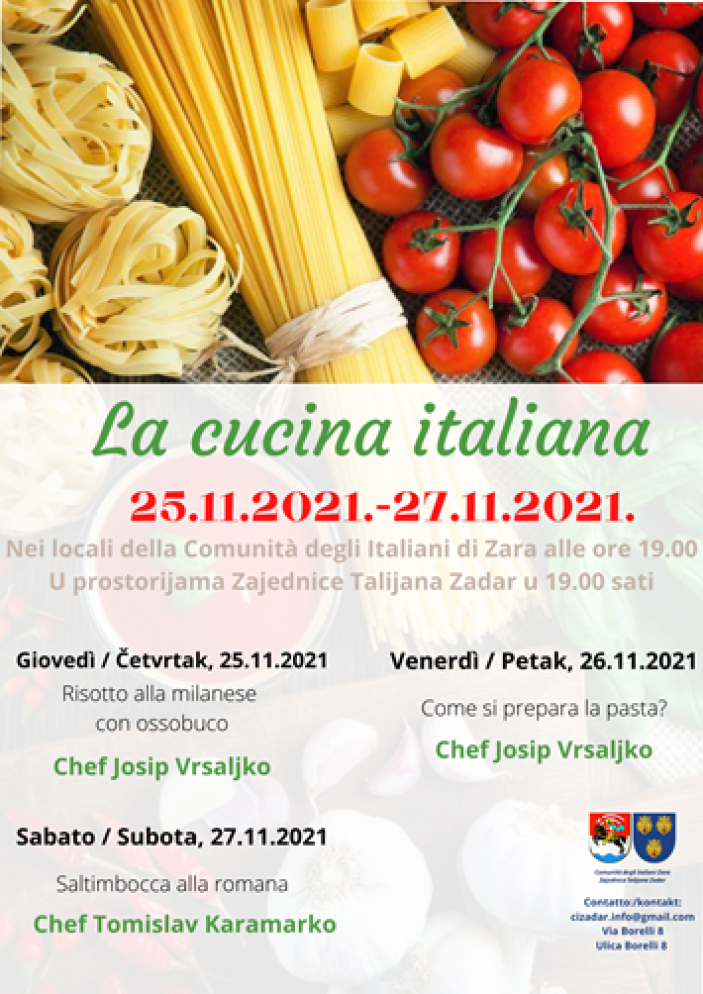 Radionica "La cucina italiana"