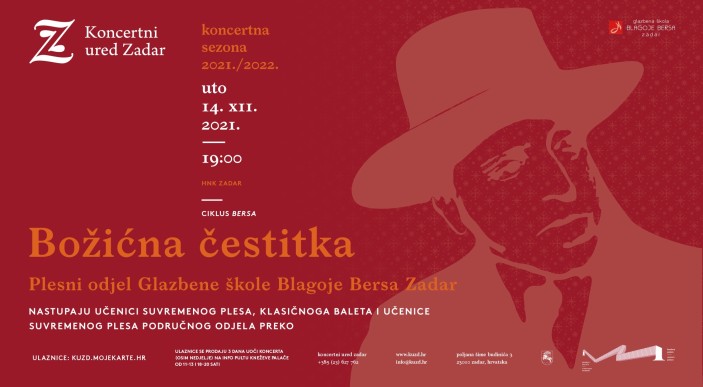 Božićna čestitka plesnog odjela GŠ Blagoje Bersa