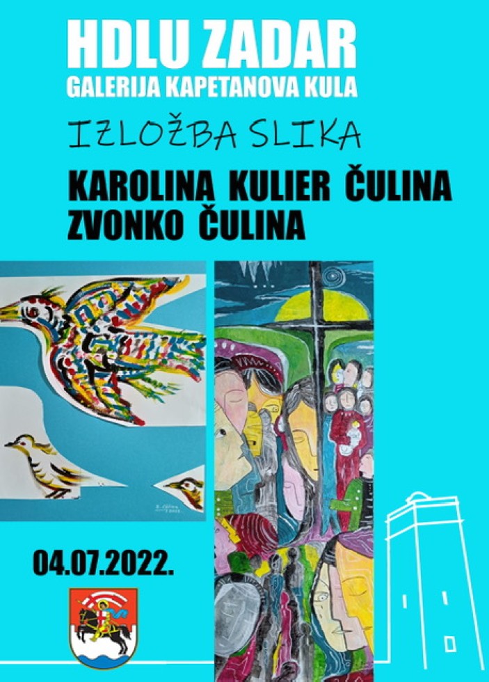 Izložba slika Karoline Kulier Čulina i  Zvonka Čuline