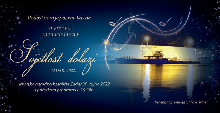 "Svjetlost dolazi" Zadar 2022.