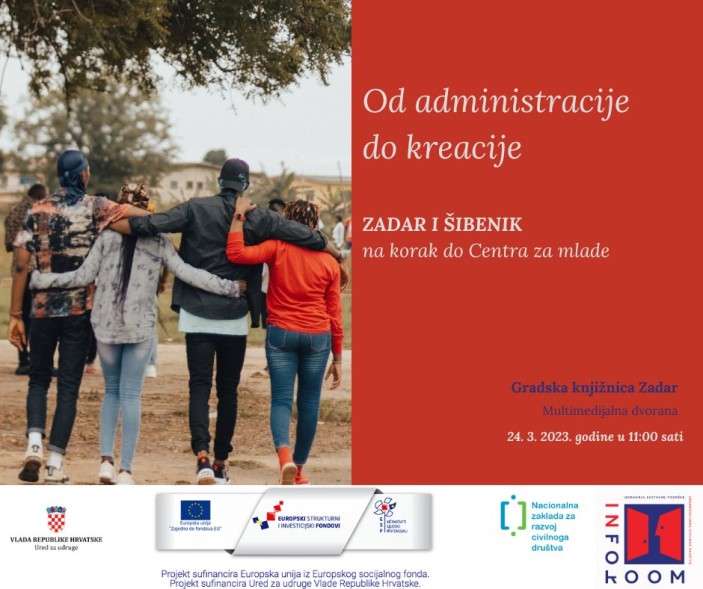 Predstavljanje šibenske Udruge Mladih EU i zadarske udruge Centar nezavisne kulture Zadar